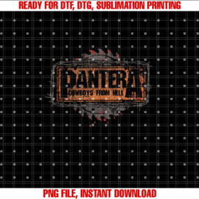 Pantera Official Cowboys From Hell Saw T-shirt
