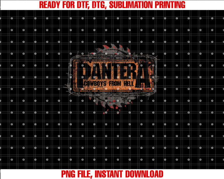 Pantera Official Cowboys From Hell Saw T-shirt