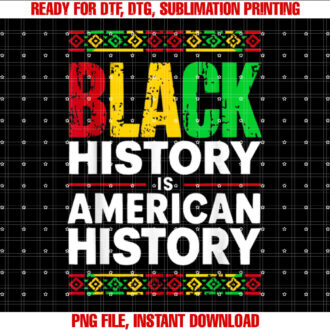 Patriotic African American History Is American History T-shirt