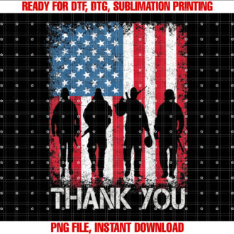 Patriotic American Flag Thank You For Men Women Kid Girl Boy T-shirt