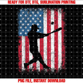 Patriotic Baseball 4th of July Men Usa American Flag Boys T-shirt