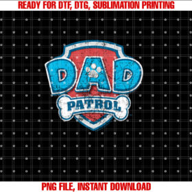 Paw Patrol Fathers Day Dad Patrol T-shirt