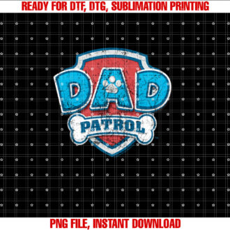 Paw Patrol Fathers Day Dad Patrol T-shirt