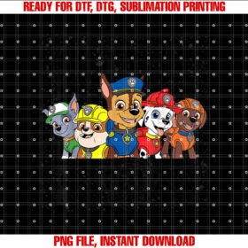 Paw Patrol Group on Patrol T-shirt