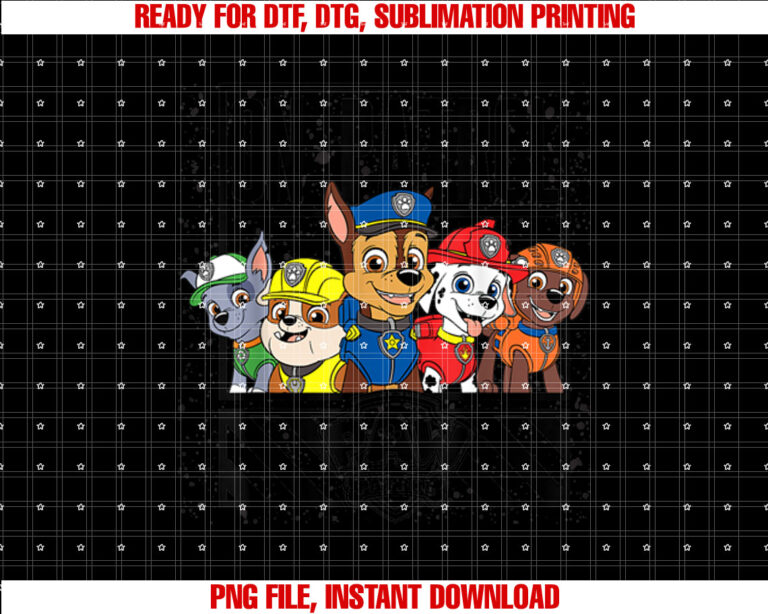 Paw Patrol Group On Patrol T-shirt