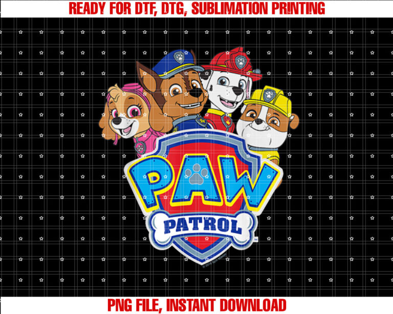 Paw Patrol Group With T-shirt