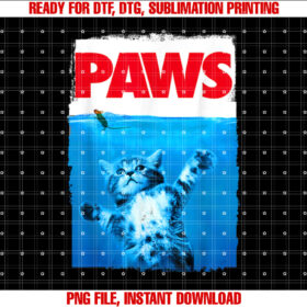 Paws Cat and Mouse Top Cute Funny Cat Lover Parody T-shirt