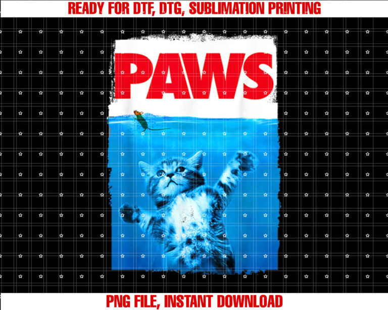 Paws Cat and Mouse Top Cute Funny Cat Lover Parody T-shirt