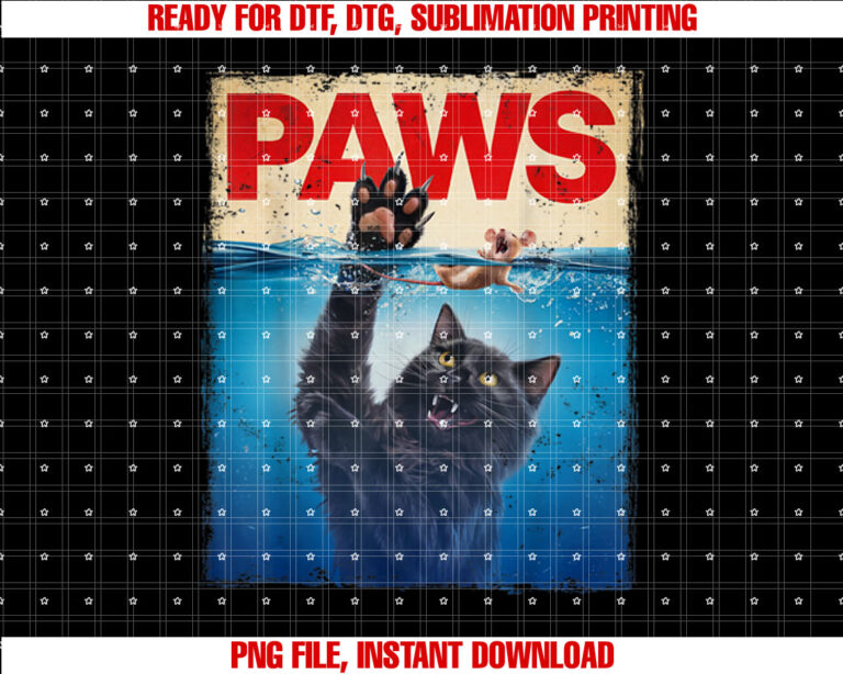 Paws Parody Cat Chasing a Cute Scared Mouse Top Kitten T-shirt