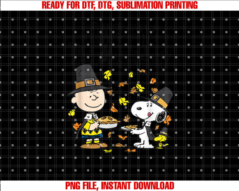 Peanuts Happy Thanksgiving Charlie Snoopy Woodstock T-shirt