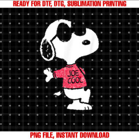 Peanuts Joe Cool Pattern T-shirt