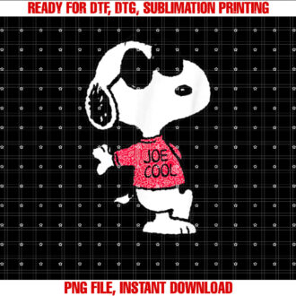 Peanuts Joe Cool Pattern T-shirt