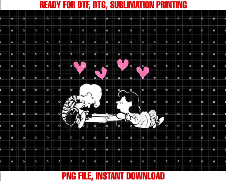 Peanuts Lucy and Schroeder Valentines T-shirt