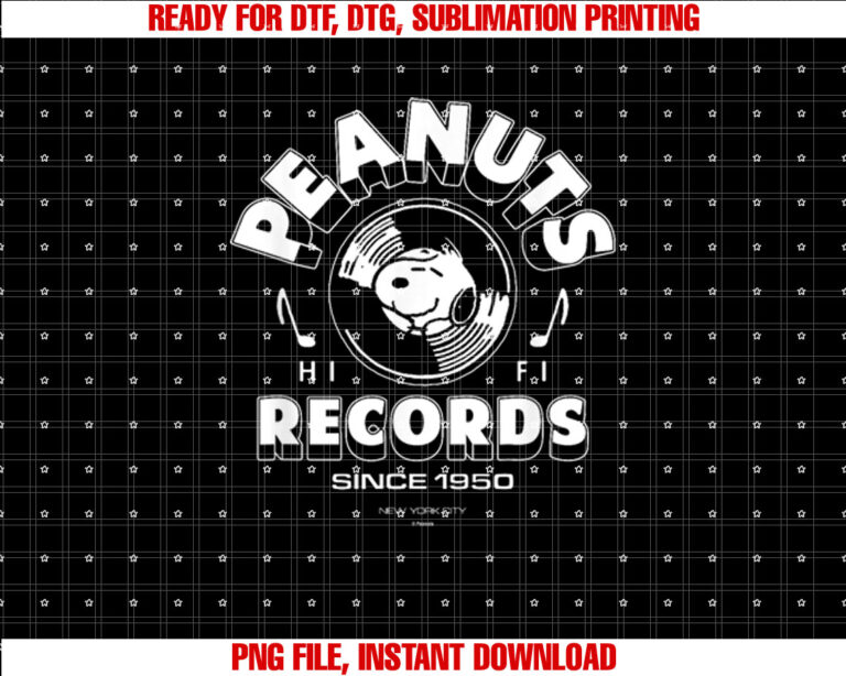 Peanuts Peanuts Record Snoopy Vinyl T-shirt