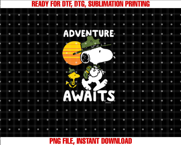 Peanuts Snoopy Adventure Awaits T-shirt