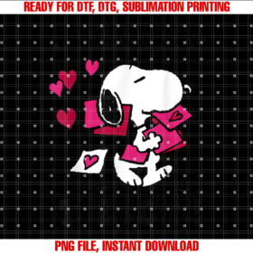 Peanuts Snoopy All the Love Valentines T-shirt