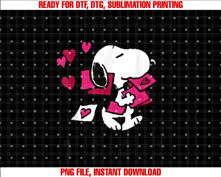 Peanuts Snoopy All the Love Valentines T-shirt