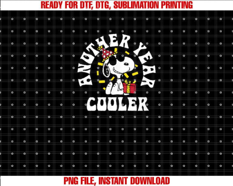 Peanuts Snoopy Birthday Another Year Cooler T-shirt