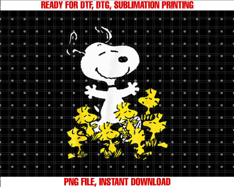 Peanuts Snoopy Chick Party Adult T-shirt