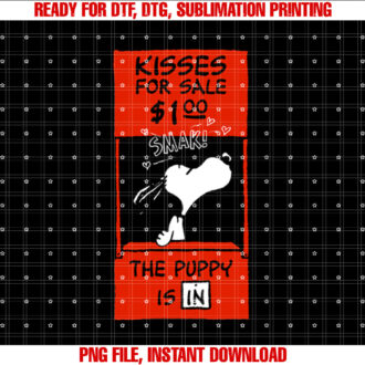 Peanuts Snoopy Kisses Valentines T-shirt