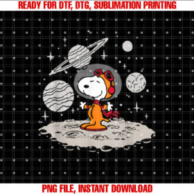Peanuts Snoopy Planets and Starfield T-shirt