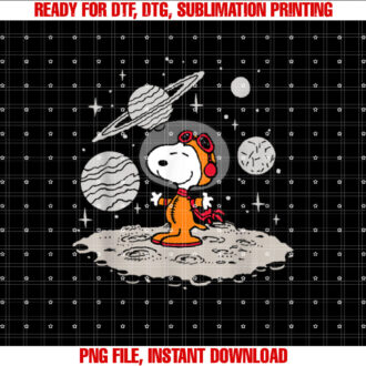 Peanuts Snoopy Planets And Starfield T-shirt