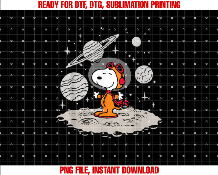Peanuts Snoopy Planets And Starfield T-shirt