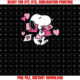 Peanuts Snoopy Valentines Day Letters Raglan Baseball Tee T-shirt