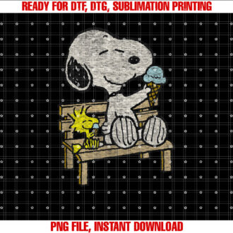 Peanuts Snoopy Woodstock Bench T-shirt
