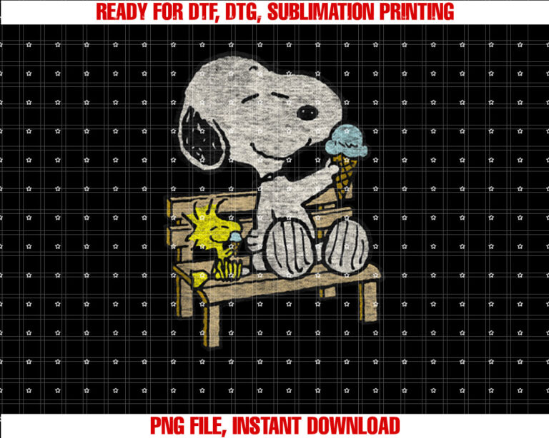 Peanuts Snoopy Woodstock Bench T-shirt