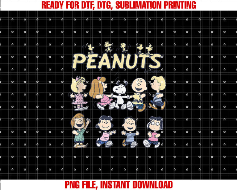 Peanuts Snoopy and friends dancing T-shirt