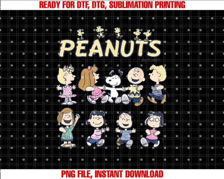 Peanuts Snoopy and friends dancing T-shirt