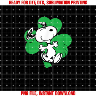 Peanuts StPatricks Dancing Snoopy Shamrock T-shirt