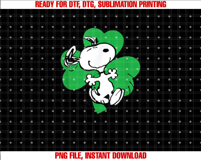 Peanuts StPatricks Dancing Snoopy Shamrock T-shirt