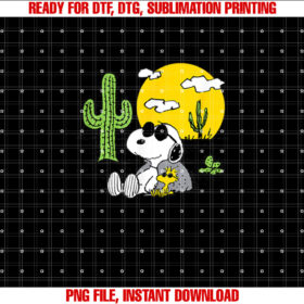 Peanuts Summer Snoopy Woodstock Desert T-shirt