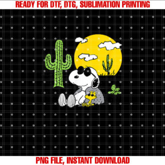 Peanuts Summer Snoopy Woodstock Desert T-shirt