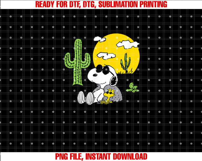 Peanuts Summer Snoopy Woodstock Desert T-shirt