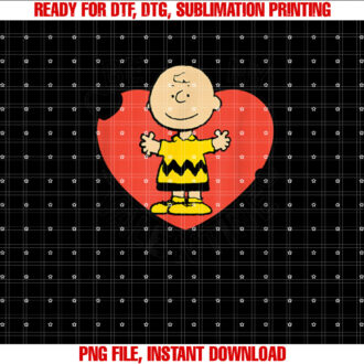 Peanuts Valentine Charlie Brown Heart T-shirt
