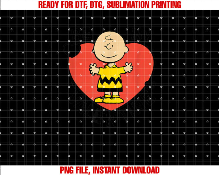 Peanuts Valentine Charlie Brown Heart T-shirt