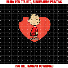 Peanuts Valentine Linus Heart T-shirt