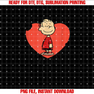 Peanuts Valentine Linus Heart T-shirt