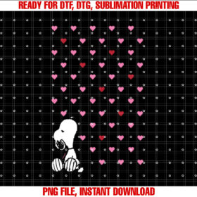 Peanuts Valentine Snoopy Hearts T-shirt
