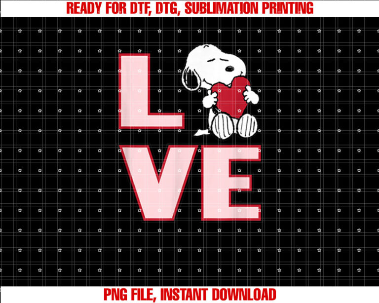 Peanuts Valentine Snoopy Love T-shirt