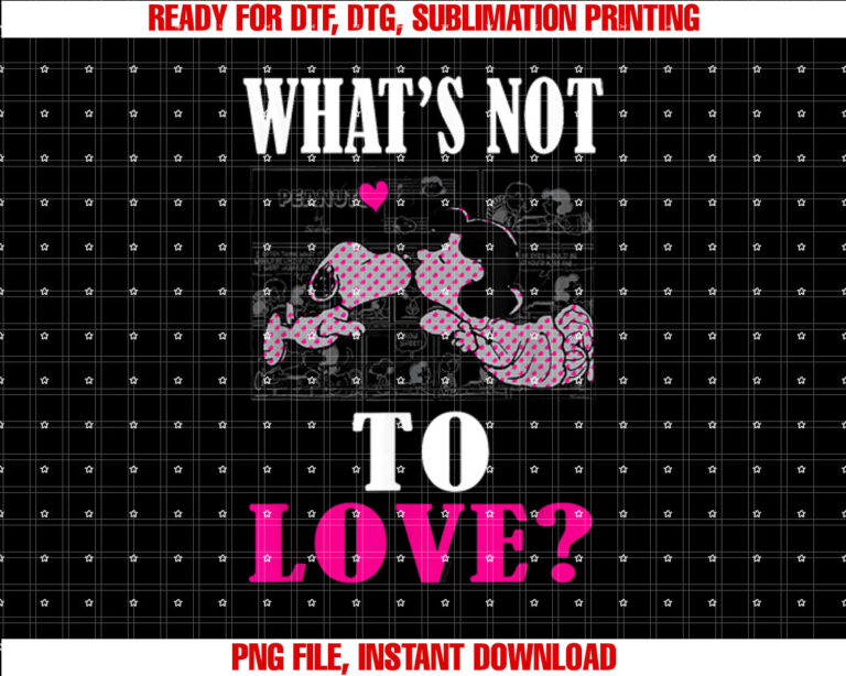 Peanuts Valentine Snoopy Lucy Love T-shirt
