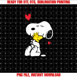 Peanuts Valentine Snoopy and Woodstock Lots of Love T-shirt