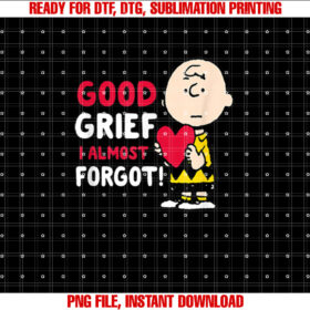 Peanuts Valentines Charlie Brown Good Grief T-shirt