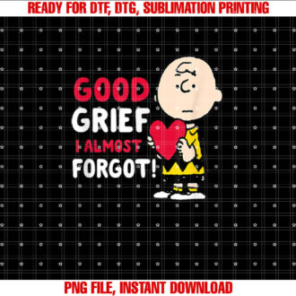 Peanuts Valentines Charlie Brown Good Grief T-shirt