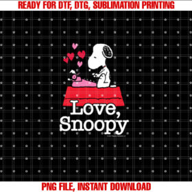 Peanuts Valentines Love Snoopy T-shirt
