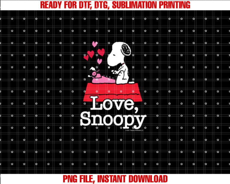Peanuts Valentines Love Snoopy T-shirt