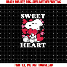 Peanuts Valentines Snoopy Sweet Heart T-shirt